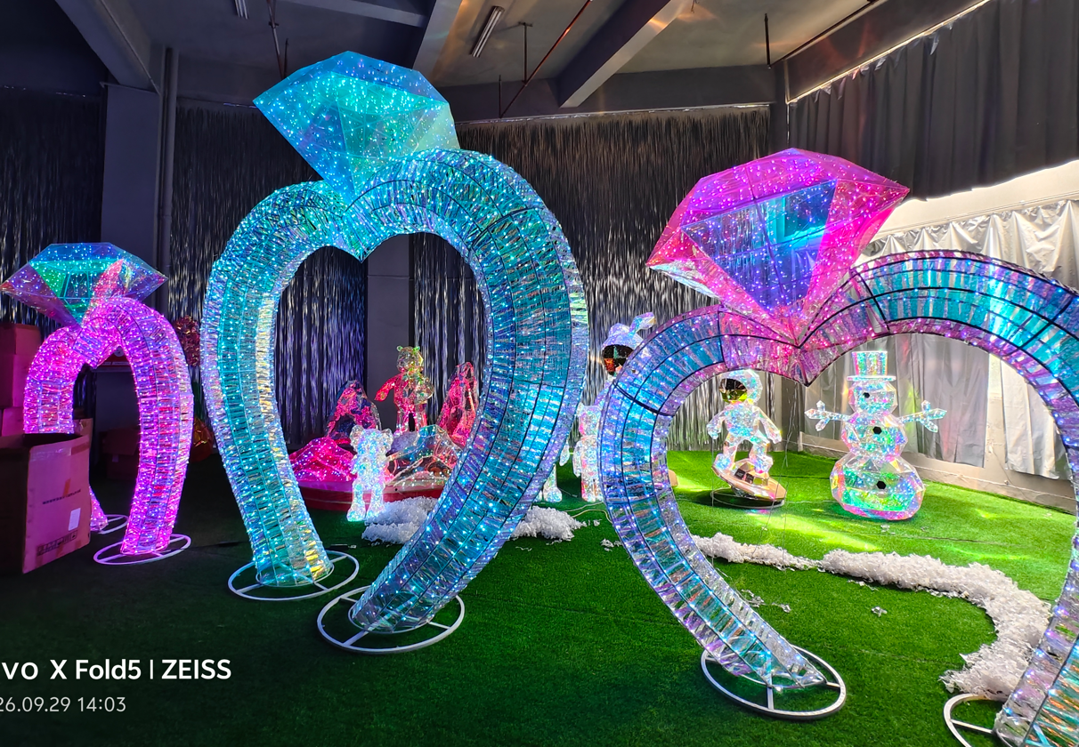 LED Arch landscape art